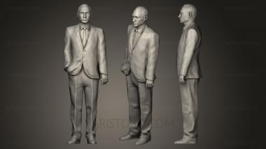 Statues of famous people (STKC_0123) 3D model for CNC machine
